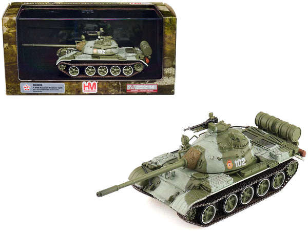 KhPZ T-54B Medium Tank #102 "Parade of the Guard Units" Soviet Army 1/72 Diecast Model by Hobby Master
