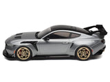 2025 Ford Mustang GTD Gray Metallic with Black Top "Limited Edition" Series 1/18 Diecast Model Car by IXO Models