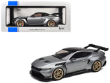 2025 Ford Mustang GTD Gray Metallic with Black Top "Limited Edition" Series 1/18 Diecast Model Car by IXO Models
