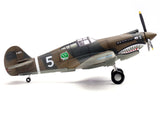 Curtiss P-40B/C Warhawk Fighter Aircraft "White 5 Charles Bond 1st Squadron Flying Tigers, Chinese Air Force" (1942) 1st American Volunteer Group 1/72 Diecast Model Airplane by Legion