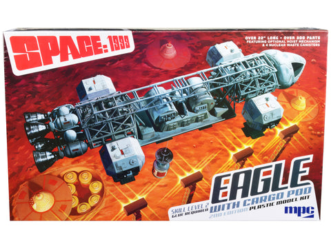Eagle Spacecraft with Cargo Pod "2nd Edition" "Space: 1999" (1975-1977) TV Series Plastic Model Kit (Skill Level 2) 1/48 Scale Model by MPC