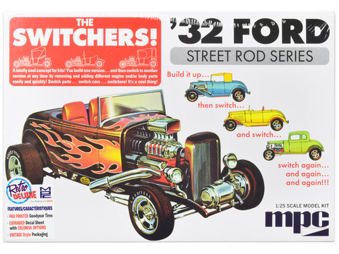 1932 Ford Street Rod Series "The Switchers" Plastic Model Kit (Skill Level 2) 1/25 Scale Model by MPC