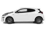 2022 Toyota GRMN Yaris RHD (Right Hand Drive) Platinum White Pearl with Black Hood and Top Limited Edition to 999 pieces Worldwide 1/18 Model Car by Otto Mobile