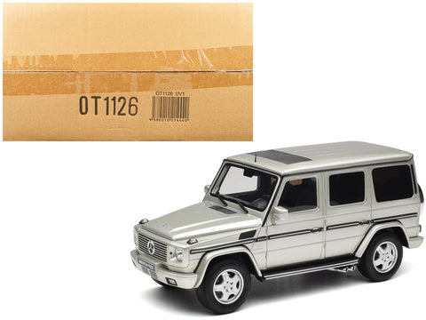 2003 Mercedes-Benz G-Class 55 AMG Iridium Silver Metallic Limited Edition to 999 pieces Worldwide 1/18 Model by Otto Mobile