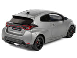 2024 Toyota GR Yaris Precious Metal Gray Metallic Limited Edition to 999 pieces Worldwide 1/18 Model Car by Otto Mobile