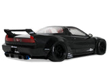 2020 Honda NSX (NA1) LB-Works Black with Red Interior Limited Edition to 2000 pieces Worldwide 1/18 Model Car by Otto Mobile
