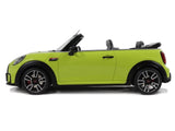 2021 Mini JCW Cabrio Zesty Yellow with Black Stripes 1/18 Model Car by Otto Mobile