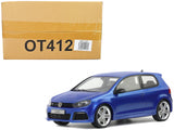 2010 Volkswagen Golf VI R Rising Blue Metallic Limited Edition to 3,000 pieces Worldwide 1/18 Model Car by Otto Mobile