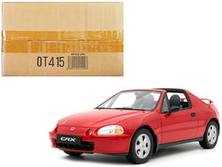 1995 Honda Civic CRX VTI Del Sol Red Limited Edition to 2000 pieces Worldwide 1/18 Model Car by Otto Mobile