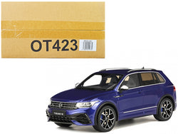 2021 Volkswagen Tiguan R Lapiz Blue Metallic Limited Edition to 1,500 pieces Worldwide 1/18 Model Car by Otto Mobile