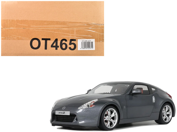 2009 Nissan 370Z Gun Gray Metallic Limited Edition to 2000 pieces Worldwide 1/18 Model Car by Otto Mobile