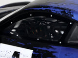 2021 Porsche Cayman 718 GT4 RS Clubsport #4 Black with Blue Graphics Limited Edition to 999 pieces Worldwide 1/18 Model Car by Otto Mobile