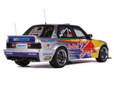 2023 BMW E30 V8 Drift "Red Bull Driftbrothers" Blue and Silver with Graphics Limited Edition to 3000 pieces Worldwide 1/18 Model Car by Otto Mobile