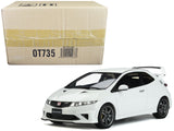 2010 Honda Civic FN2 Type R Mugen RHD (Right Hand Drive) Championship White Limited Edition to 4,000 pieces Worldwide 1/18 Model Car by Otto Mobile