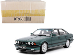 1991 BMW M5 E34 Lagoon Green Metallic "Cecotto" Limited Edition to 3,000 pieces Worldwide 1/18 Model Car by Otto Mobile