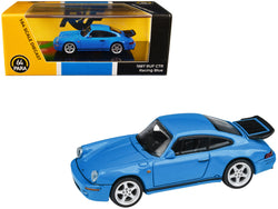 1987 Porsche RUF CTR Racing Blue 1/64 Diecast Model Car by Paragon Models