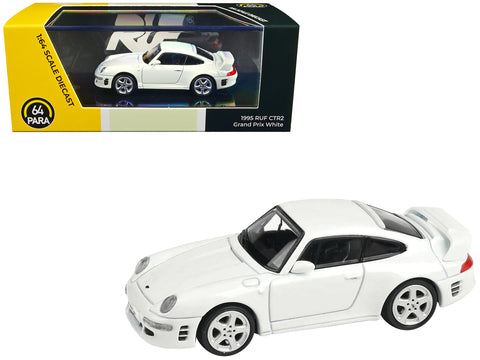 RUF Porsche CTR2 Grand Prix White 1/64 Diecast Model Car by Paragon Models