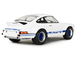 1973 Porsche 911 RSR Carrera White with Blue Stripes 1/18 Diecast Model Car by Solido