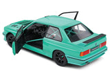 1990 BMW E30 M3 Custom "Drift Missile" Tiffany Blue 1/18 Diecast Model Car by Solido