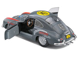 Porsche 356 Pre-A #147 Gray with Graphics "Carrera Panamericana" (1954) "Competition" Series 1/18 Diecast Model Car by Solido