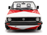 1983 Volkswagen Caddy MK 1 Pickup Truck "Red Cowboy Racing Tribute" White and Red 1/18 Diecast Model by Solido