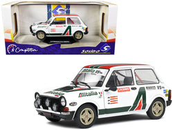 1980 Autobianchi A112 MK 5 Abarth Rally Car "Alitalia" Livery "Competition" Series 1/18 Diecast Model Car by Solido