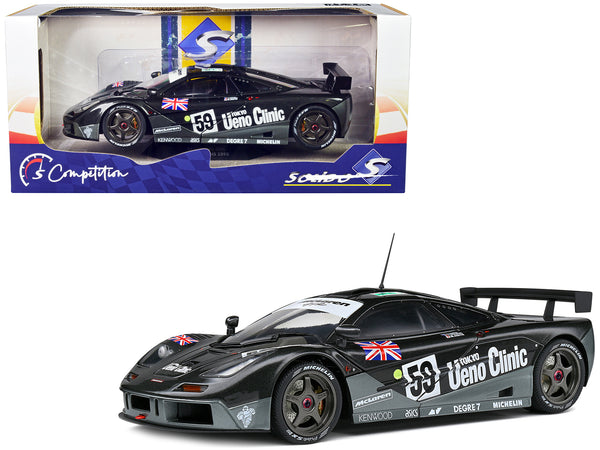 McLaren F1 GTR Short Tail #59 Yannick Dalmas - Masanori Sekiya - JJ Lehto "Kokusai Kaihatsu Racing" Winner "24 Hours of Le Mans" (1995) "Competition" Series 1/18 Diecast Model Car by Solido