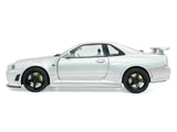 1999 Nissan Skyline GT-R (R34) Z-Tune RHD (Right Hand Drive) Silver Metallic 1/18 Diecast Model Car by Solido
