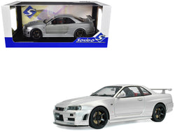 1999 Nissan Skyline GT-R (R34) Z-Tune RHD (Right Hand Drive) Silver Metallic 1/18 Diecast Model Car by Solido