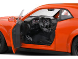 2023 Dodge Challenger R/T Scat Pack Widebody #01 "Hazzard Tribute" Orange 1/18 Diecast Model Car by Solido