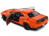 2023 Dodge Challenger R/T Scat Pack Widebody #01 "Hazzard Tribute" Orange 1/18 Diecast Model Car by Solido