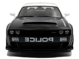 2023 Dodge Challenger Demon "Police" Black and White 1/18 Diecast Model Car by Solido