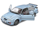 1987 Ford Sierra Cosworth RS500 RHD (Right Hand Drive) Glacier Blue Metallic 1/18 Diecast Model Car by Solido