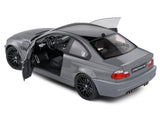 2000 BMW E46 M3 "Streetfighter" Nardo Gray with Black Top 1/18 Diecast Model Car by Solido