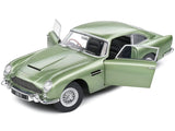 1964 Aston Martin DB5 RHD (Right Hand Drive) Porcelain Green Metallic 1/18 Diecast Model Car by Solido