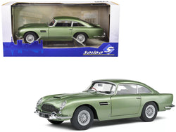1964 Aston Martin DB5 RHD (Right Hand Drive) Porcelain Green Metallic 1/18 Diecast Model Car by Solido