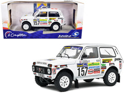 Lada Niva #157 Andre Trossat - Jean-Claude Briavoine 2nd Place "Paris–Dakar Rally" (1983) "Competition" Series 1/18 Diecast Model Car by Solido
