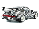 2022 RWB Bodykit (Porsche) #13 "The Zebra" Black and White Striped 1/18 Diecast Model Car by Solido
