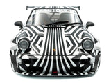 2022 RWB Bodykit (Porsche) #13 "The Zebra" Black and White Striped 1/18 Diecast Model Car by Solido