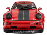 2024 RWB Bodykit (Porsche) "Taikano Kaishin" Red with Black Stripes 1/18 Diecast Model Car by Solido