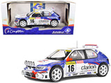 Peugeot 306 Maxi Night Version #16 Gilles Panizzi - Herve Panizzi "Rally de Monte-Carlo" (1998) "Competition" Series 1/18 Diecast Model Car by Solido