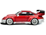 2020 RWB Bodykit (Porsche) "Porco Rosso" Red and White 1/18 Diecast Model Car by Solido