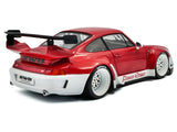 2020 RWB Bodykit (Porsche) "Porco Rosso" Red and White 1/18 Diecast Model Car by Solido