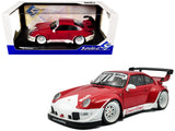 2020 RWB Bodykit (Porsche) "Porco Rosso" Red and White 1/18 Diecast Model Car by Solido