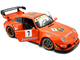 2020 RWB Bodykit (Porsche) #7 "Jagermeister" Orange with Graphics 1/18 Diecast Model Car by Solido