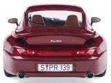 1997 Porsche 911 (993) Turbo Arena Red Metallic 1/18 Diecast Model Car by Solido