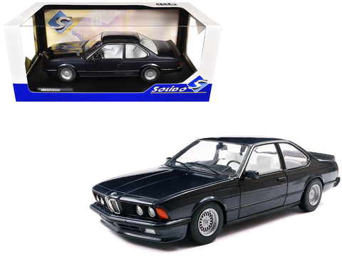 1984 BMW 635 CSI (E24) Macau Blue Metallic 1/18 Diecast Model Car by Solido