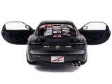 1994 Mazda RX7 (FDRS) RHD (Right Hand Drive) "Itasha Club" Black Metallic with Pink Graphics 1/18 Diecast Model Car by Solido