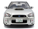 2004 Subaru Impreza WRX STI RHD (Right Hand Drive) Premium Silver Effect 1/18 Diecast Model Car by Solido