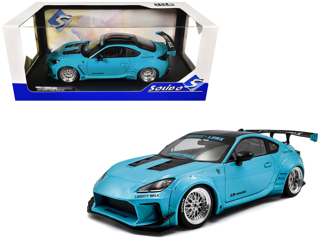 2024 Toyota GR86 LBWK Body Kit RHD (Right Hand Drive) Baby Blue with B ...